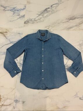 Bonobos Slim Fit Denim Button Down Long Sleeve Shirt